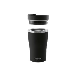 PROFINO Kaffeebecher Barista 250ml schwarz