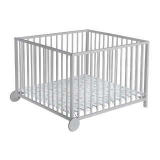 BABYWORLD Laufgitter Juli 75x100cm grau