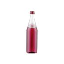 PROFINO Wasserflasche Sparkle 750ml burgund