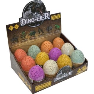 Dinosaurier Eier #5,5 cm, 6-fach sortiert