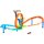 Hot Wheels Schnellstart- und Looping-Spielset mit Die-Cast-Spielzeugauto im Maßstab 1:64, Crash- und Streckenset