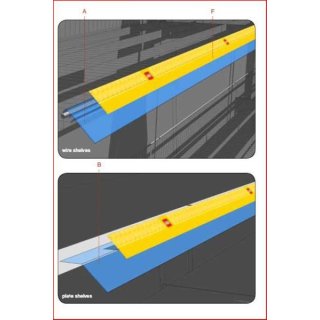 LEGO® 6046121 Einziehstreifen für Regale 3 cm