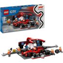 LEGO® City 60443 F1 Boxenstopp mit Boxencrew und...