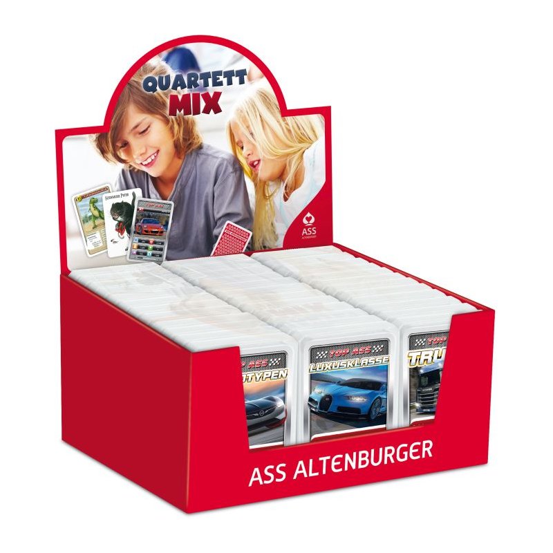 TOP ASS Quartett-Mix, sortiert, 3,00