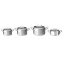 SPRING Topf-Set Glasdeckel Brigade Profile 4-teilig