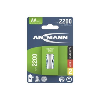 ANSMANN Akku MaxE Mignon 2,1A 2er