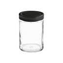 Hochrandglas 580ml mit Cap 82mm schwarz/matt