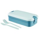 CURVER Lunchbox Lunch&go inkl. Besteck blau