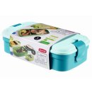 CURVER Lunchbox Lunch&go inkl. Besteck blau