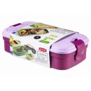 CURVER Lunchbox Lunch&go inkl. Besteck lila
