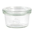 WECK Rundrandglas Mini-Sturz 50ml mit Deckel 12...