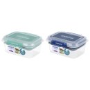 SISTEMA Lunchbox/Brotdose Stax rechteckig 1000ml blau/mint
