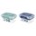 SISTEMA Lunchbox/Brotdose Stax rechteckig 1000ml blau/mint