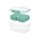SISTEMA Lunchbox/Brotdose Stax rechteckig 1000ml blau/mint
