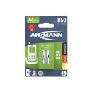 ANSMANN Akku NimH Mignon Dect 0,8A 2er