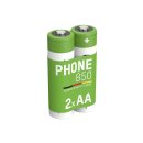 ANSMANN Akku NimH Mignon Dect 0,8A 2er