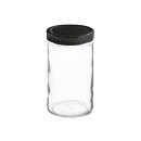 Hochrandglas 720ml mit Cap 82mm schwarz/matt