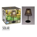 Solar Tischlampe 20x20x33cm natur