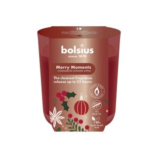 BOLSIUS Duftglas Merry Moments 80x73mm Ingwer Apfel Zimt