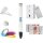 Filapen® Premium 3D Stift Weiss mit 5 Filamenten und Schablonen