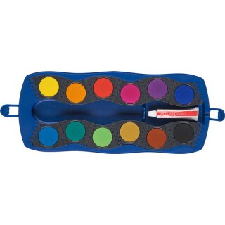 Farbkasten Connector 12 Farben blau