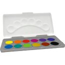 Deckfarbkasten, 12 Farben