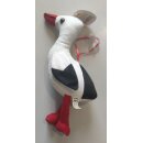Storch Plüsch mit Schlaufe und Saugnäpfen ca....