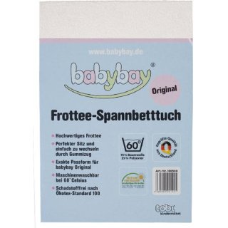 BABYBAY Frottee-Spannbettuch