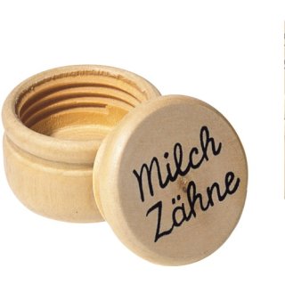 Holzdose Milchzähne