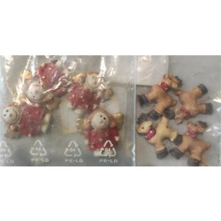 Deko Weihnachtsfiguren Streudeko Tischdeko