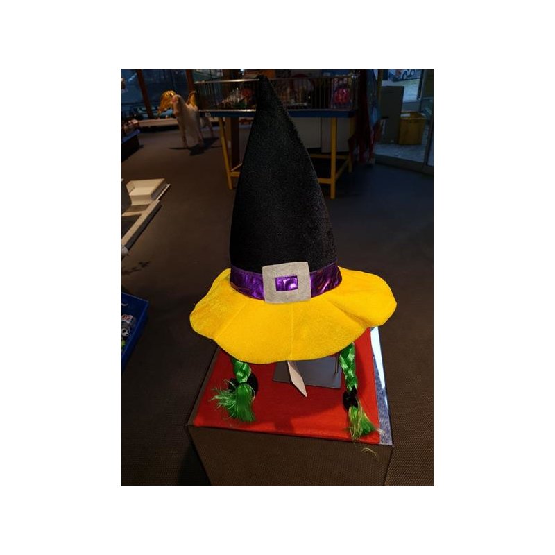 Guirca Fiestas Hexenhut Mit Haaren – Kostümzubehör Für Halloween & Mottopartys