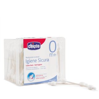 Chicco Sicherheitswattestäbchen Wattestäbchen für Baby Ohr