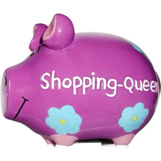 Sparschwein-Shopping Queen farbe sortiert!