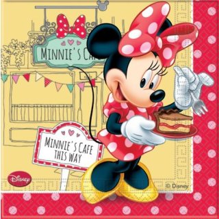 Minnie Mouse Café Servietten