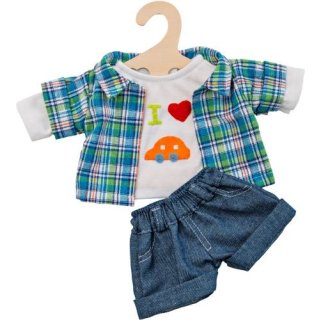 Pu-Jeansshorts/Shirt/Hemd,35-
